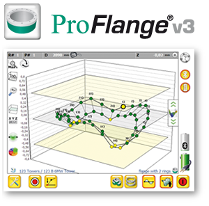 Software zur Flaschvermessung, Laser, Ebenheitsvermessung, Protokokollierung, PC