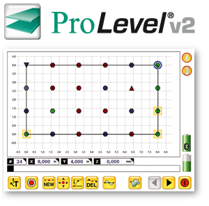 Software zur Ebenheitsmessung, Laser, Ebenheitsvermessung, Protokokollierung, PC