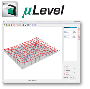 Software zur Vermessung Neigungen, Laser, Protokokollierung, PC